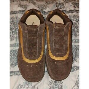 Espiral Womens Helix Sport Brown Leather Shoes Size 8.5
